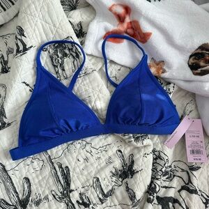 Wild Fable Blue Bikini Top